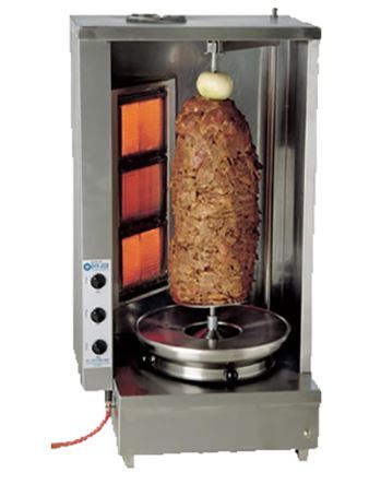 Shawarma Machine Single Rod Vaba Burner Capacity: 15 Kg/Day