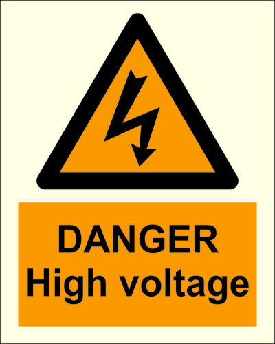 Electric Signage - PVC Rigid Sheet, 4" x 12" Inch, Green | Photoluminescent, Waterproof, Fire Retardant, Durable for Commercial Use