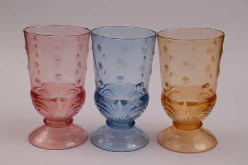 Crown Glass - Color: Pink Blue Amber