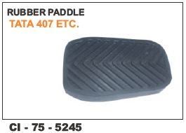 Car Rubber Pedal Tata 407 - Durable Rubber, 4 Wheeler Compatibility | Warranty Included for Enhanced Reliability and Performance