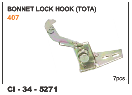 Bonnet Lock Hook Tata 407 - Sturdy Metal Design, Fits 4-Wheeler Vehicles | Warranty Included, Reliable Locking Mechanism