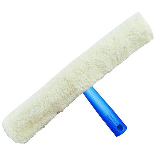 Regular Window Washer - Cotton Sleeve, Lightweight 100-250g, Blue | Portable Cleaning Tool for Windows, Efficient Design, Durable T-Handle