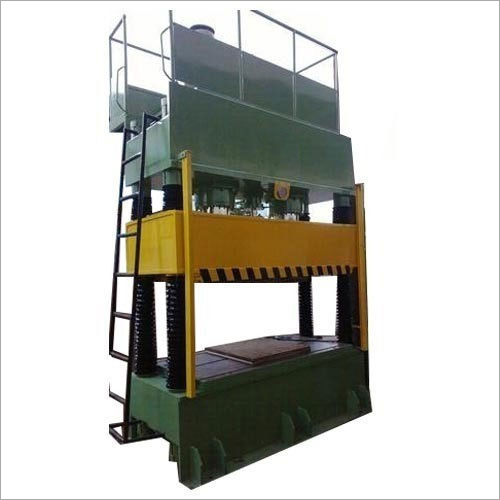 Green And Yellow Mechanical Press Machine