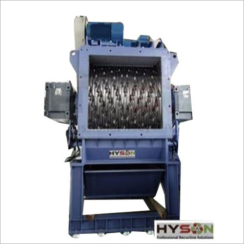 Semi Automatic Single Shaft Rotary Shredder