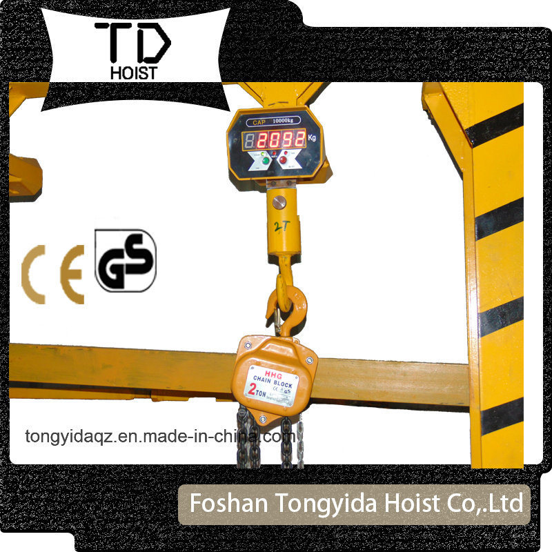 Orange Chain Hoist 1 Ton 3 Meters Chain Block Lifting Cranes