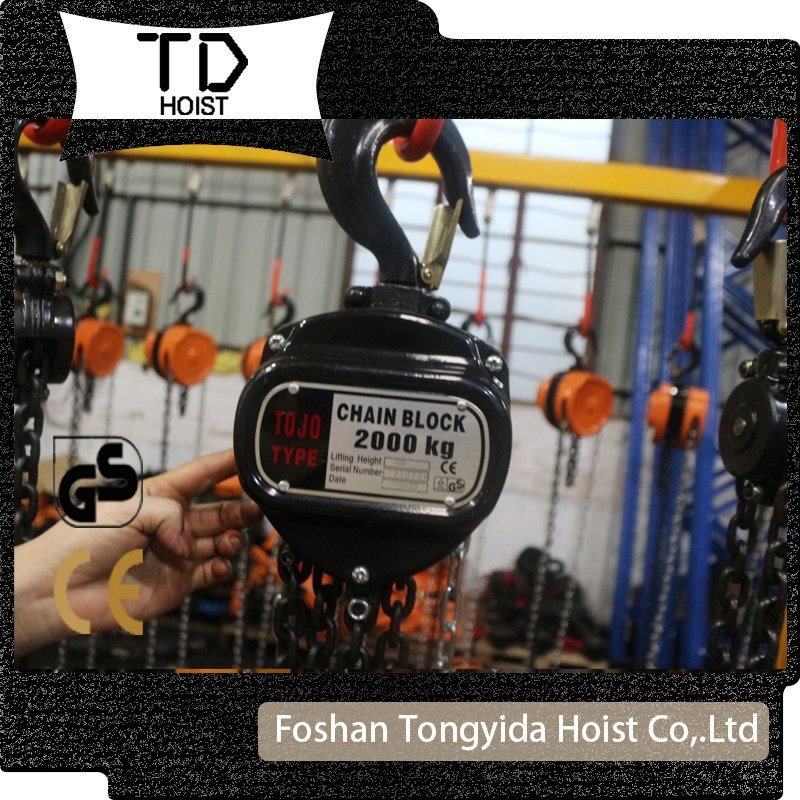 Black/red Manual Chain Block 1 Ton 2 Ton Lifting Chain Block 1.5 Ton Chain Block