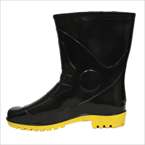 Black Steel Toe Cap Gumboot