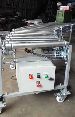 संचालित रोलर कन्वेयर लोड क्षमता: 50 - 500 किलोग्राम/मीटर किलोग्राम (किग्रा)