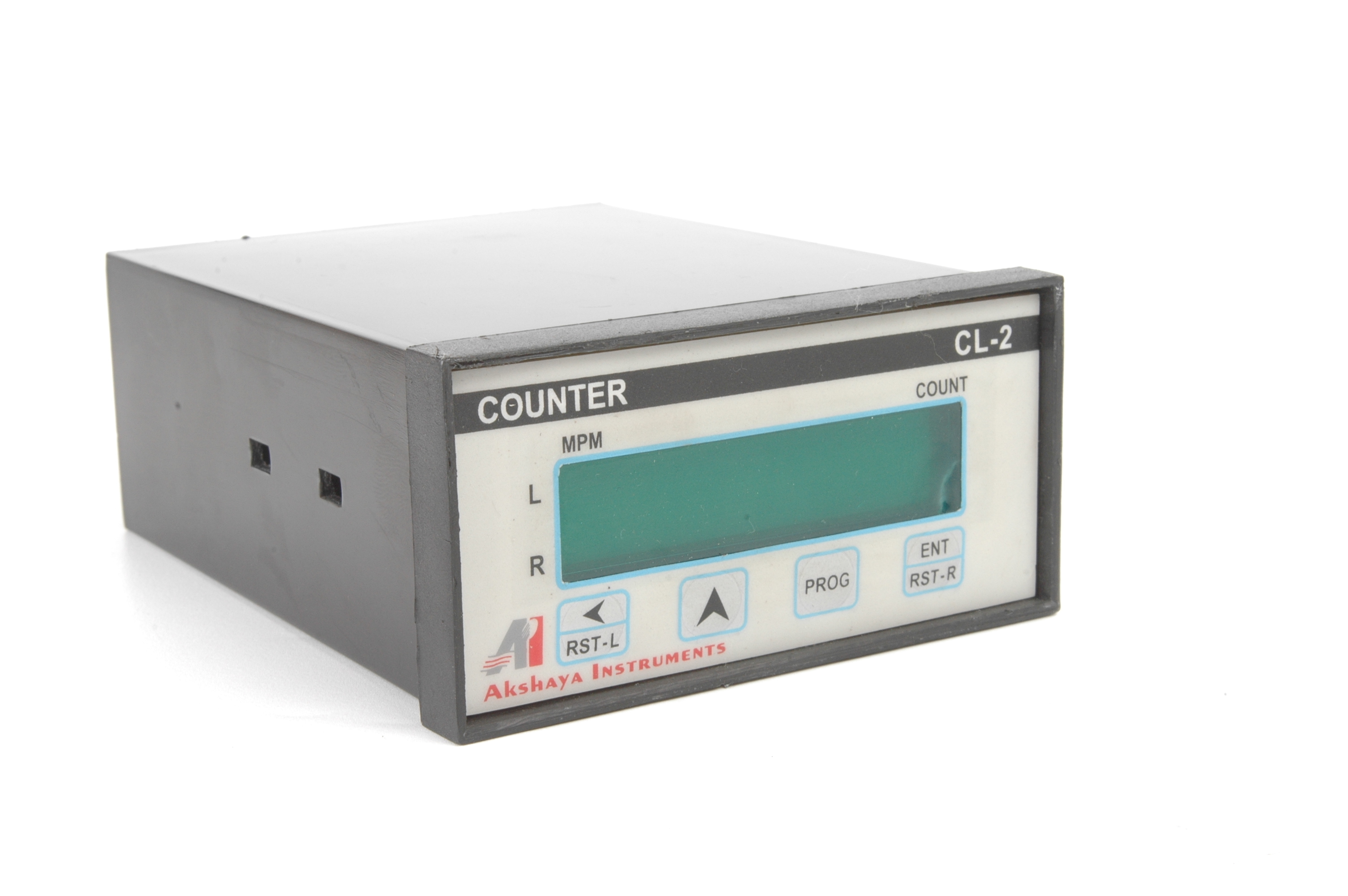 Digital Counter - Abs Plastic, Customized Size, Matte Black | In-built Speed Indicator, Production Count, Up/down Count, Delay On/off Relay