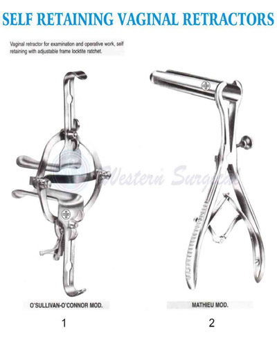 Self retaining Vaginal Retractor
