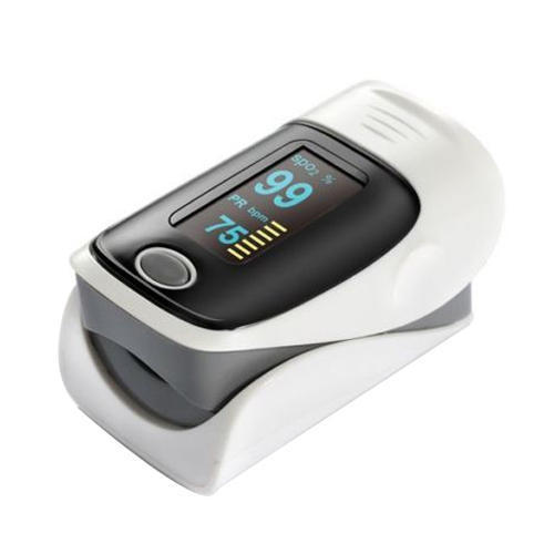 Noninvasive Led Display Pulse Oximeter - Color: White/blue