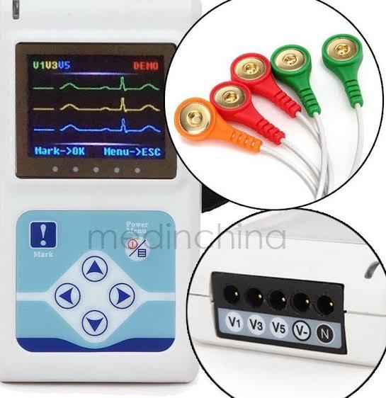 Noninvasive Led Display Pulse Oximeter - Color: White/blue