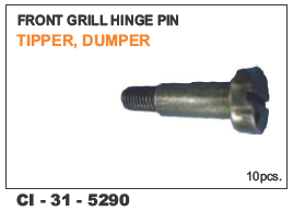 Front Grill Hinge Pin Tipper, Dumper Tata - Durable Steel Construction | Designed for 4-Wheeler Vehicles, Includes Warranty