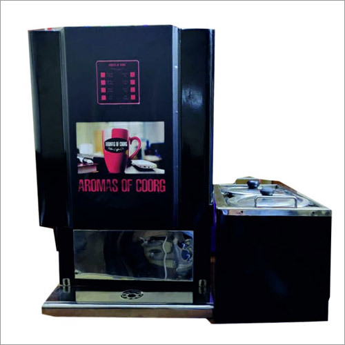 Coffee Vending Machine - Stainless Steel, 45cm x 45cm x 120cm Dimensions, 1.5kW Power Consumption, 10L Water Tank Capacity, 2kg Coffee Bean Hopper, 8 Selections, LCD Display