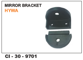 Mirror Bracket Hywa Tata - Durable Alloy Material, For 4-Wheeler Vehicles | Warranty Included, Easy Installation