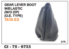Gear Lever Boot w/Elastic Tata Ex - Durable Elastic Material | Vehicle Type: 4 Wheeler, Warranty Included