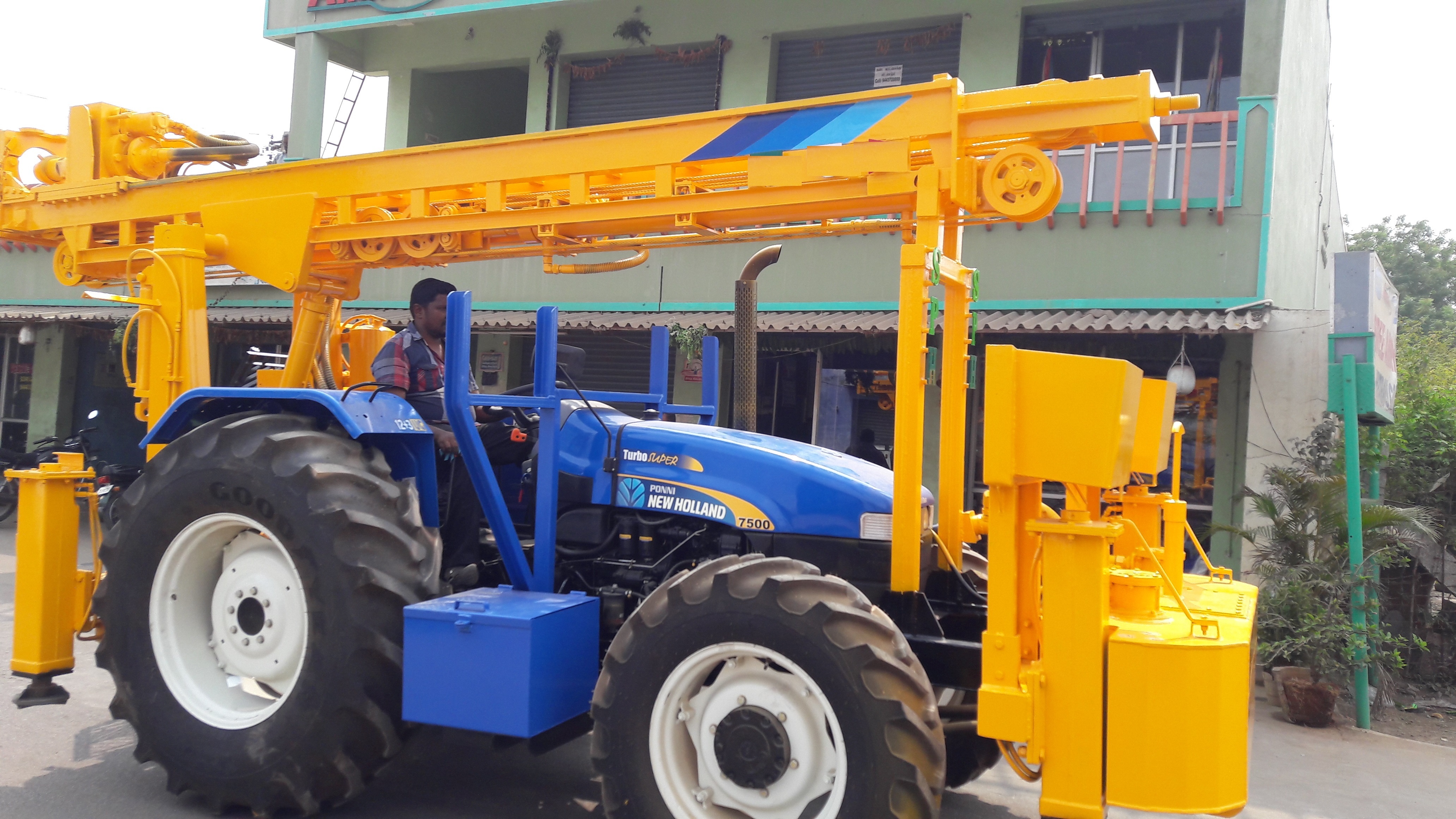 Semi-automatic 150 Meter Tractor Soil Investigation Drilling Rig