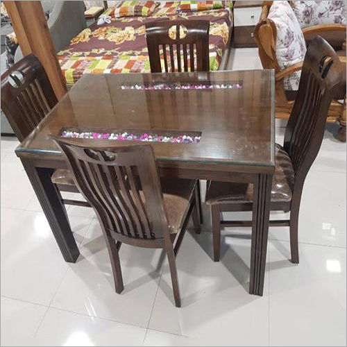 Eco-Friendly Wooden Dinner Table Set