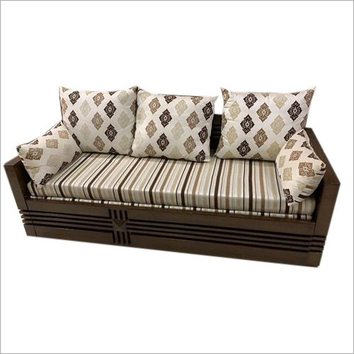 Wooden Sofa Cum Bed With Storage Indoor Furniture