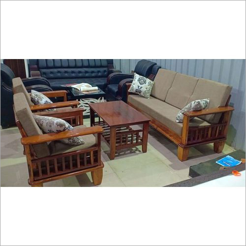 5 Seater Designer Sofa Set - Rexine, Leather, Velvet , Brown Color, Solid Wooden Frame, 1 Year Foam Warranty, Termite Proof Design, Enhanced Indoor Aesthetics