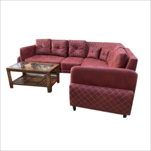 Designer Sofa Set - Solid Wood Construction | Stylish Indoor Furniture, Perfect For Home Usage