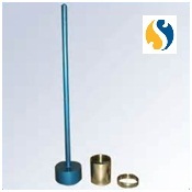 Core Cutter - Steel, 127.3mm Length X 100mm Internal Diameter | Manual Operation, Ideal For Soil Density Studies, Includes Dolley And Rammer
