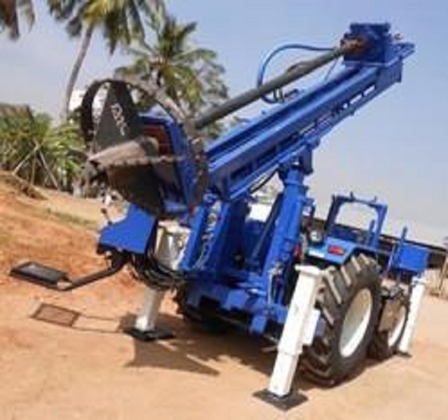 Semi-automatic Crawler Mounted Mining Drilling Rig