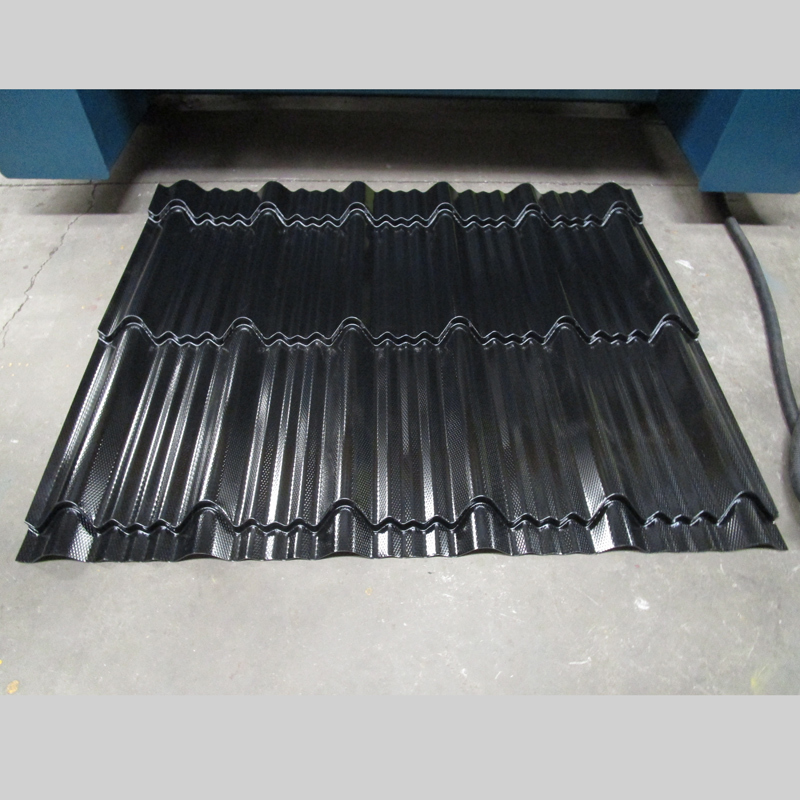 High Speed Step Tile Roll Forming Machine With Gear Box Transmission