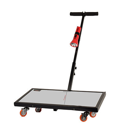 Trolley UVSM - Metal Build, 1-4 Kilograms Weight | Ideal for Factory, Office, and Mall Use, 1-Year Warranty