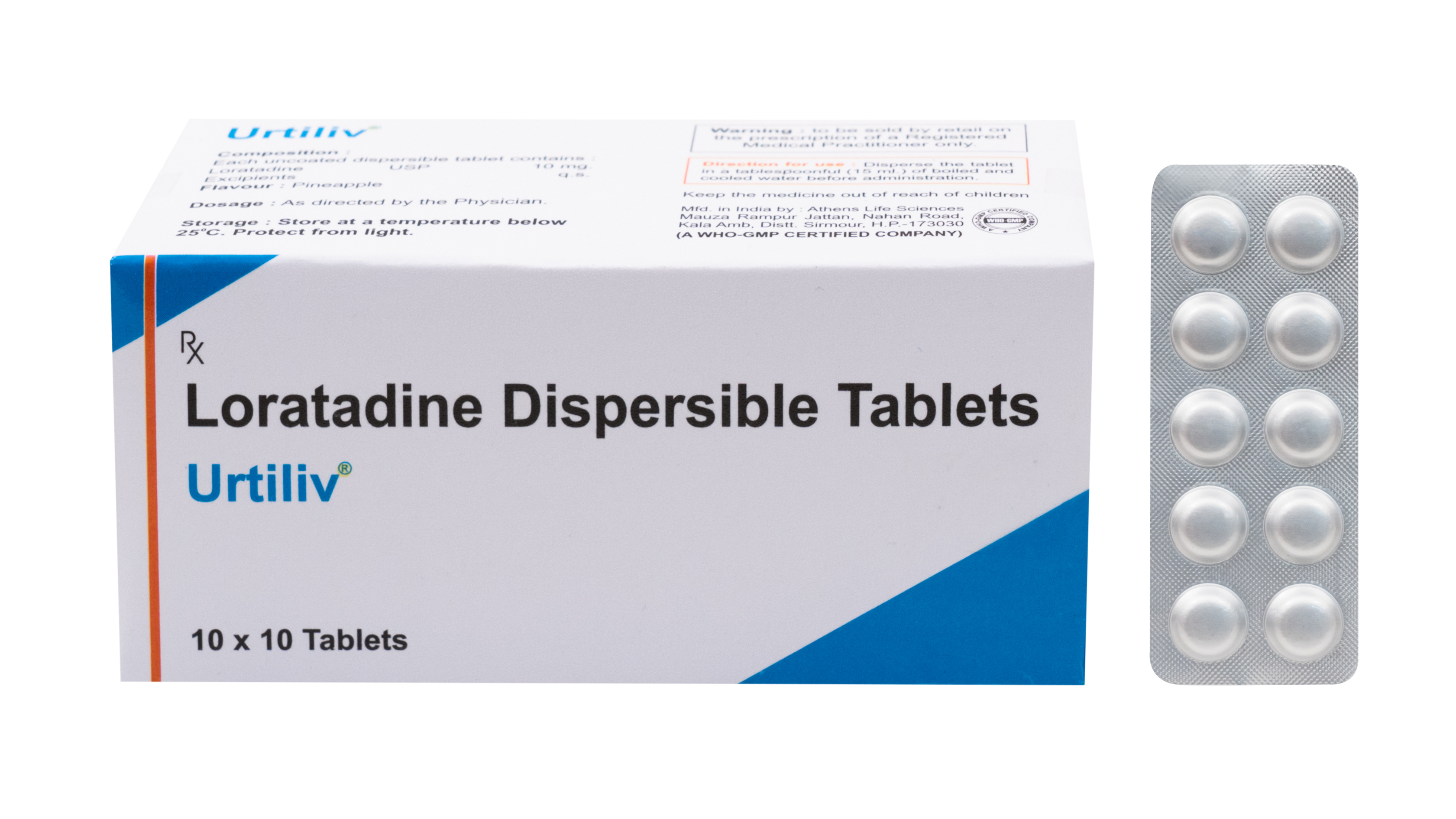 Loratadine 10mg Dispersible Tablet Cool Place