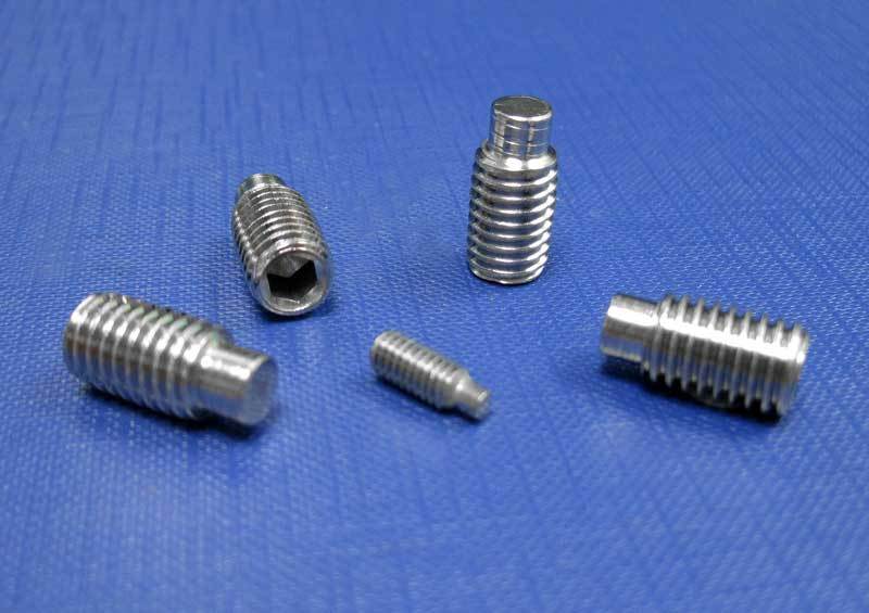 Dog Point Grub Screw - Stainless Steel, Available In All Sizes | Black Coated Finish, Standard Slotted Head, Corrosion-resistant, Simple Removal, High Torque Resistance