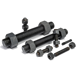 High Tensile Alloy Steel Bolts - M-12 to M-100 | 1-4 Inch Size, Black Finish, Thread-Rolled for Enhanced Fatigue Life