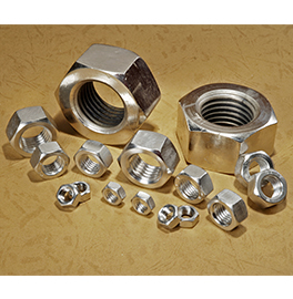 Hex Nuts - Stainless Steel, M-16 to M-100 MM, Bright Finish, Grade SS 304/SS 316/SS 316L, ISO 4032, Polished Surface, Silver Color