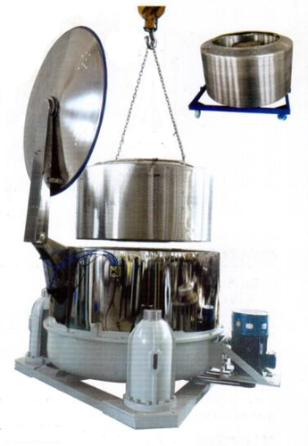 Moving Cage Hydro Extractor - Applicable Material: Ss