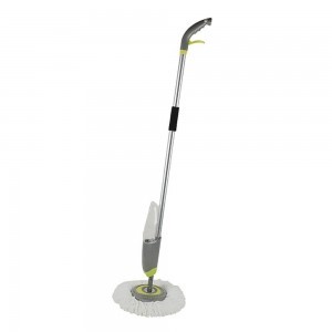 White Round Swivel Spray Mop