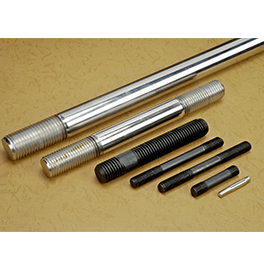 Threaded Bars - Stainless Steel, 1-8 Inch, Silver And Black, Powder Coated Finish, Multiple Thread Grades Available | High Corrosion Resistance And Durable Performance
