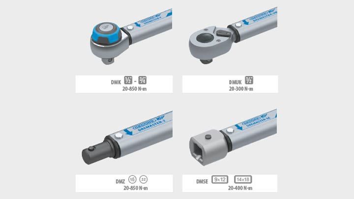 Silver Gedore Manual Torque Wrenches