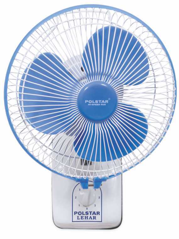 Wall Fan - Plastic Material, 3 Blade Design, 2500 Rpm Speed | Ivory, White, Red-black, Black, Grey, White-blue Colors, Wall Mounted, 2 Year Warranty