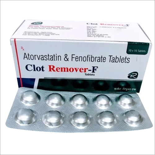 Atorvastatin - 10mg/160mg Tablets | Oral Administration For High Cholesterol Management And Clot Removal, 10x10 Packaging