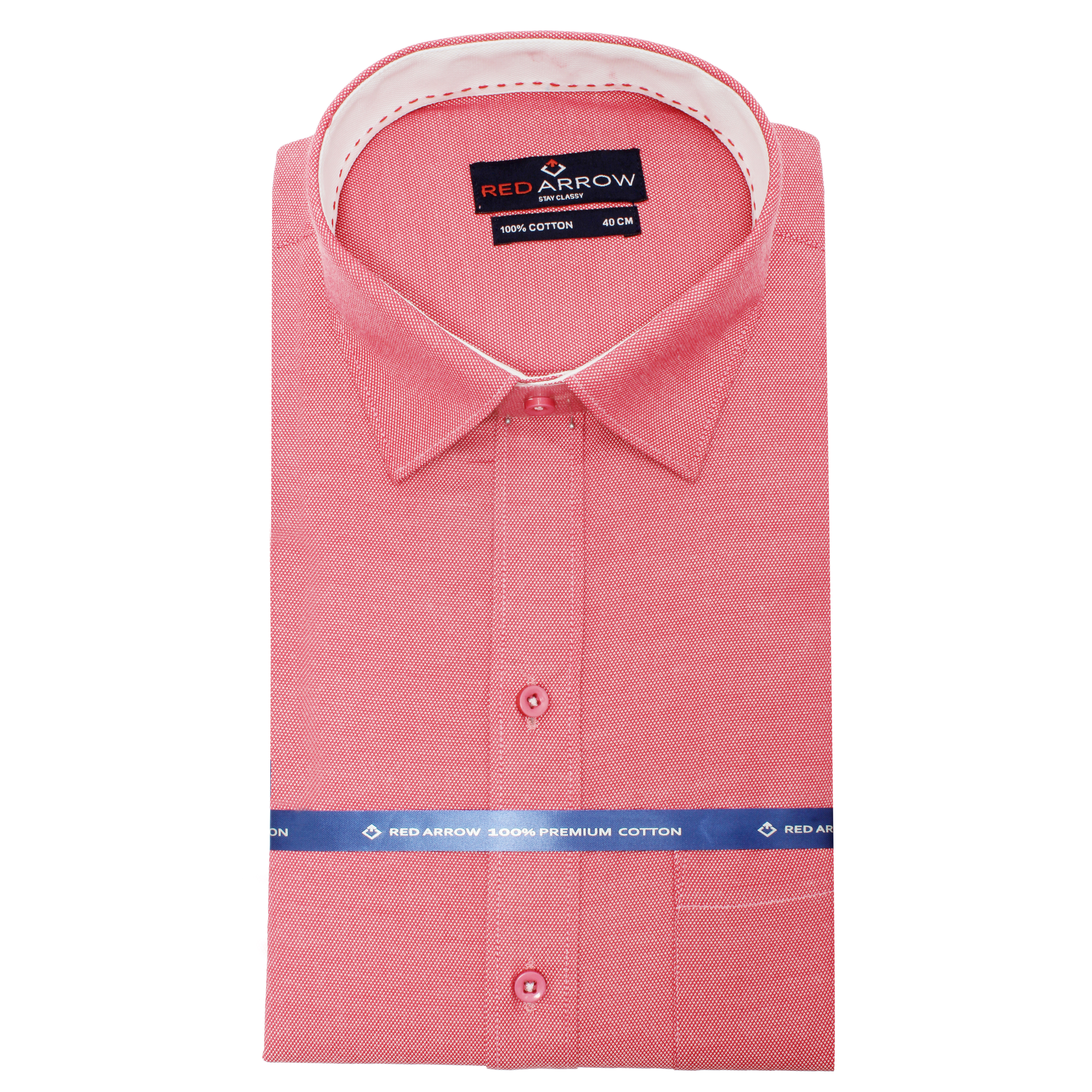 Mens Formal Plain Shirt - Cotton, Sizes: S-xxl, Color: Gajri, Collar Style: Cutaway, Sleeve Style: Full Sleeves, Plaid Pattern | Washable, Suitable For All Seasons, Features Logo