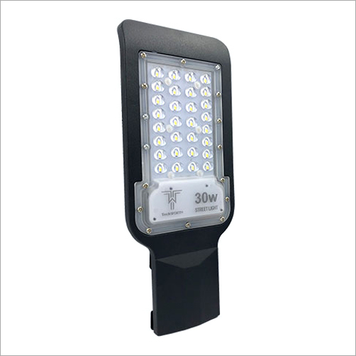 100W Lens LED Street Light - Metal, Black | Weatherproof, High-Quality LED, Compact Design, Outdoor Usage, 120 Volt, 2-Year Warranty