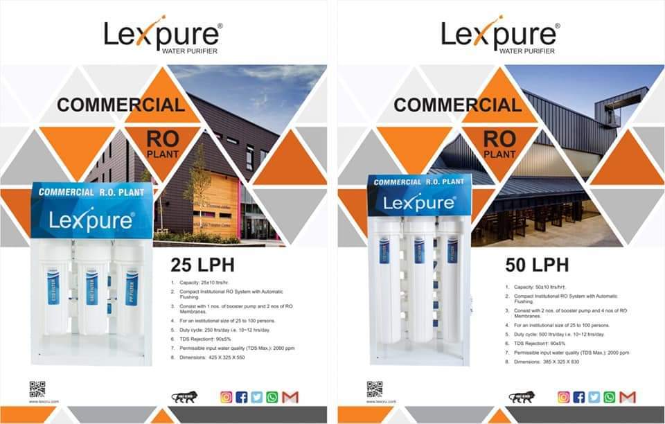 50 Lph Ro Purifier System Installation Type: Cabinet Type