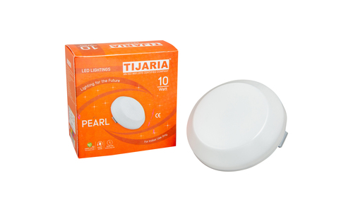 Tijaria LED Pearl Light - 10 Watt | White Color, 1 Year Warranty, Energy Efficient Lighting