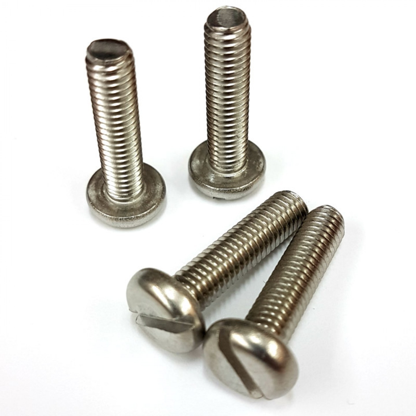 Plated Slotted Pan Head Screw