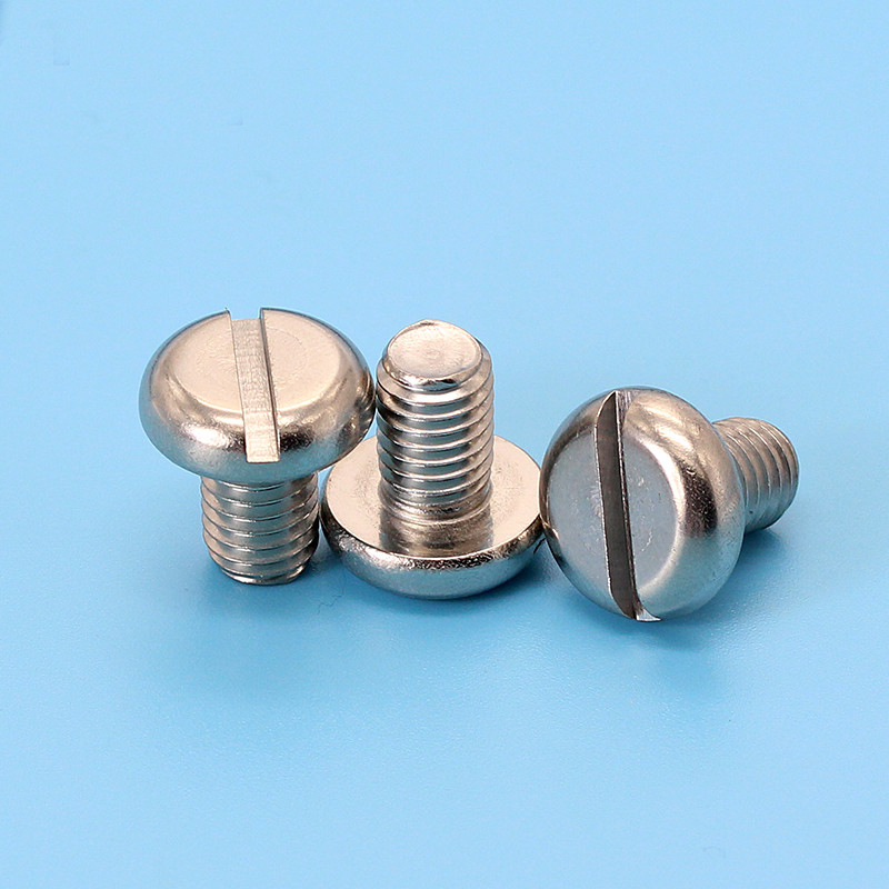 Plated Slotted Pan Head Screw