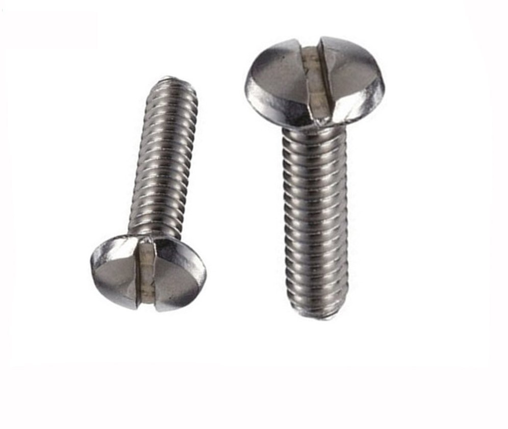 Plated Slotted Pan Head Screw