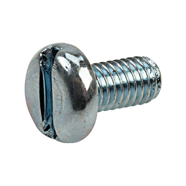 Plated Slotted Pan Head Screw