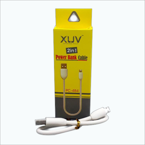 2 In 1 Power Bank Cable Body Material: Rubber