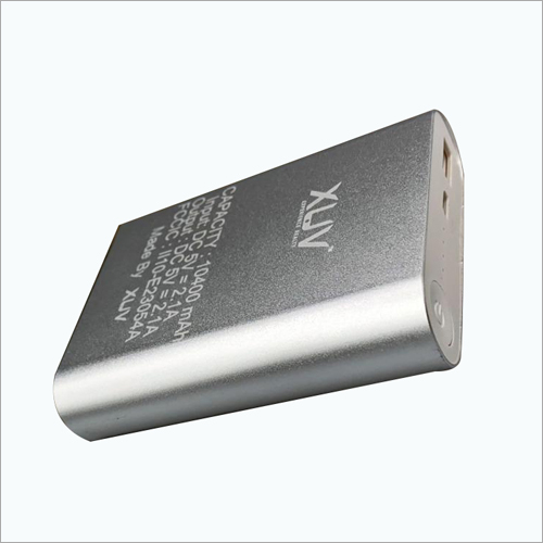 Universal Usb Backup Power - 10400 Mah Capacity, Metal Body, Dual Usb Ports, Silver Color, Ideal For Android Devices And Travelers