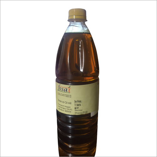1 Ltr Mustard Oil - Mustard Seed Extract, Rich In Lecithin And Protein | Ideal For Cooking, Common Cultivation, 1-year Shelf Life